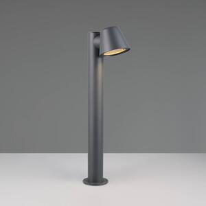Stojaca lampa Beni, čierna matná, výška 60 cm, kov, Čierna, kov, Moderný, Vonkajčie stĺpové osvetlenie