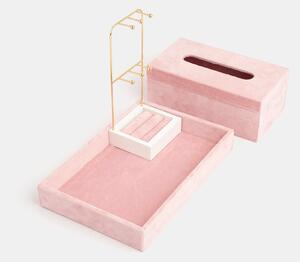 Sinsay - Škatuľa na papierové vreckovky - pastelová ružová