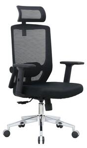 Kancelárska ergonomická stolička Neoseat BRENDA — čierna, nosnosť 150 kg