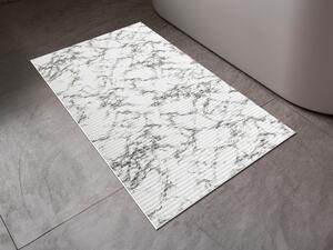Kúpeľňová penová rohož / predložka PRO-062 Biely mramor - metráž šírka 65 cm