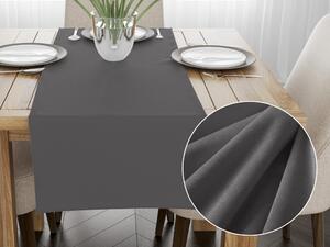 Biante Zamatový behúň na stôl Velvet Prémium SVP-017 Tmavo sivý 45x120 cm