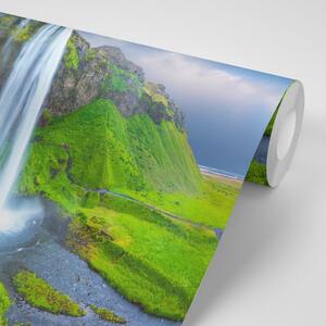 Fototapeta majestátny vodopád na Islande