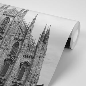 Fototapeta Milánska katedrála v čiernobielom