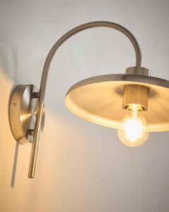 NUVIRA nástenná lampa strieborná