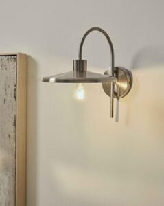 NUVIRA nástenná lampa strieborná