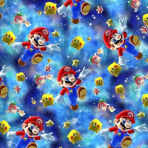 Metráž Teplákovina digital - Supermario