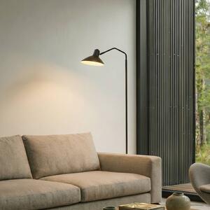 Stojacia lampa Lindby Adrik, čierna, kov, Čierna, Obývacia izba / jedáleň, kov, Moderný, Stojaca lampa