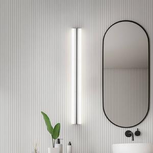 Helestra LED zrkadlo svetlo LOOM, dĺžka 90 cm, chróm, IP44, Chrómová / strieborná, Kúpeľňa, kov