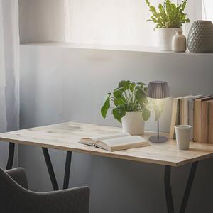 Stolová LED lampa Loca, antracitová, výška 36 cm kov/plast, Čierna, Obývacia izba / jedáleň, kov, Moderný, Stojacie svietidlo