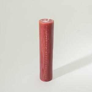 Burgundská adventná sviečka 25 cm