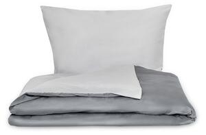 Kvalitex Saténové postel'né obliečky Luxury Collection tmavo sive/svetlo sive