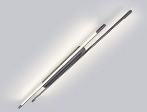 Helestra stropné LED svetlo LEDA, titánovo šedá, 150 cm, stmievateľné, Hliník / sivá / zinok, Pracovňa / Kancelária, Hliník