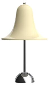 VERPAN stolová LED lampa Pantop, krémovo biela, výška 30 cm, Krémová / jantárovo žltá, Obývacia izba / jedáleň, Plast, Dizajn, Stojacie svietidlo