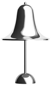 VERPAN stolová LED lampa Pantop, chróm, výška 30 cm, IP44, Chrómová / strieborná, Obývacia izba / jedáleň, Plast, Dizajn, Stojacie svietidlo