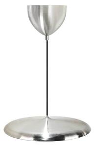 LED závesné svietidlo Artist, oceľová farba, Ø 40 cm, nerezová oceľ, Hliník / sivá / zinok, Obývacia izba / jedáleň, Nehrdzavejúca oceľ, Škandinávsky, Závesné svietidlo