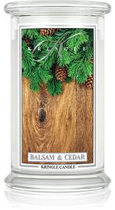 Kringle Candle Classic Balsam & Cedar vonná sviečka 623 g