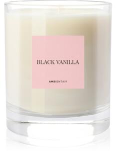 Ambientair COLOURS Black Vanilla vonná sviečka 200 g