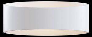 Nástenné LED svietidlo Trame, oválny tvar v bielej
