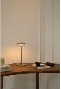 Nuura stolová LED lampa Blossi, výška 31 cm, zlatá/číra, Mosadz / zlato, Obývacia izba / jedáleň, kov, Škandinávsky, Stojacie svietidlo
