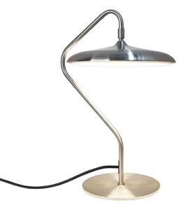 Stolová LED lampa Artist, farba ocele, výška 41 cm, nerezová oceľ, Hliník / sivá / zinok, Obývacia izba / jedáleň, Nehrdzavejúca oceľ, Škandinávsky, Stojacie svietidlo