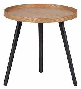 MUZZA Odkladací stolík Mesa M ø 45 x 45 cm prírodný