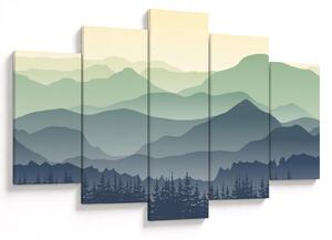 Obraz - Forest Mountain (150x105 cm)