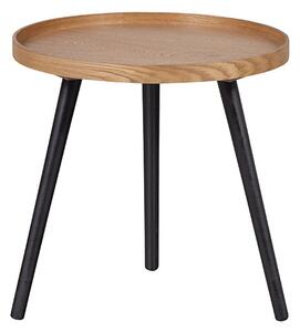 MUZZA Odkladací stolík Mesa M ø 45 x 45 cm prírodný