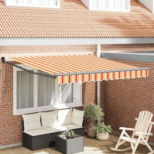 Maison Exclusive - Markíza Žltá a oranžová 350 x 250 x 165 cm Polyester