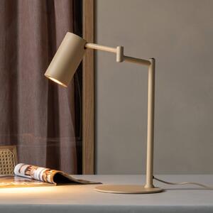 It's about RoMi stolová lampa Bilbao, béžová, výška 48 cm, Krémová / jantárovo žltá, Obývacia izba / jedáleň, kov, Moderný