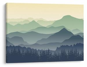 Obraz - Forest Mountain (70x50 cm)