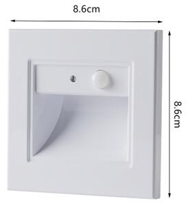Brilagi - LED schodiskové svietidlo so senzorom STEP LIGHT LED/1,5W/230V IP44 biele