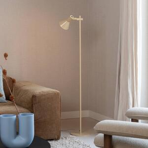 It's about RoMi stojacia lampa Stavanger, béžová, výška 146 cm, Krémová / jantárovo žltá, Obývacia izba / jedáleň, kov, Škandinávsky, Stojaca lampa