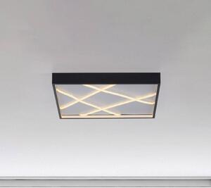 JUST LIGHT. stropné LED svetlo Mikado, 50 x cm, čierne, Čierna, Obývacia izba / jedáleň, kov, Moderný, Stropné svetlo