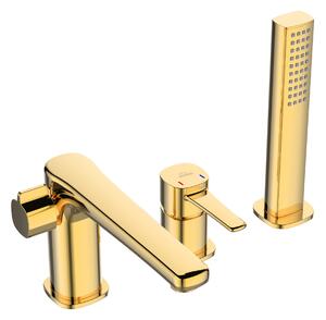 Invena Glamour vaňová/sprchová batéria na vaňu WARIANT-zlatáU-OLTENS | SZCZEGOLY-zlatáU-GROHE | zlatá BW02S09