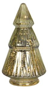 DEKORÁCIA VIANOČNÝ STROMČEK LED 0.5X10.5X19.5CM SKLO