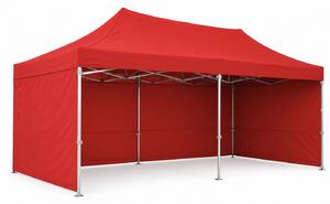 JAKS Nožnicový stan PREMIUM QUALITY červený 3 m x 6 m