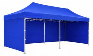 JAKS Nožnicový stan PREMIUM QUALITY modrý 3 m x 6 m