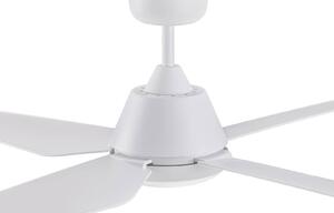 Stropný ventilátor Beacon LED Aria biely tichý 122 cm