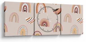 Obraz - Dream creations N⁰1 (s hodinami) (90x30 cm)