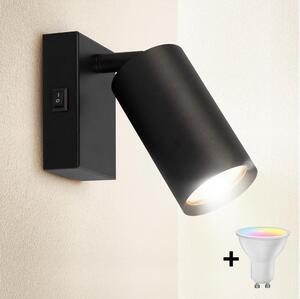 Brilagi - LED stmievateľné nástenné bodové svietidlo SELE 1xGU10/4,8W/230V čierna