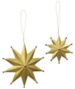 Vianočná dekorácia Gold Star menší