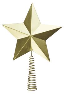 Špička na stromček Star Antique Brass