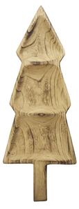 Drevený podnos v tvare stromčeka Paulownia 62 cm