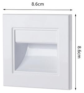 Brilagi - LED schodiskové svietidlo STEP LIGHT LED/1,5W/230V IP44 biele