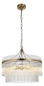 Endon 99166 - Luster na reťazi MARIETTA 5xE14/7W/230V mosadz/číre