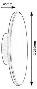 Rabalux 77153-LED Von. nás. svietidlo RUST 15W/230V 2700/4000/6500K IP65 hnedá