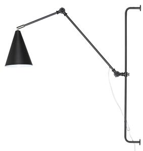 ByRydens 4300530-4002 - Nástenná lampa YUKON 1xE27/5W/230V čierna