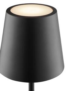Brilliant - LED stmievateľná nabíjateľná dotyková stolná lampa ELORA LED/2,5W/5V 2700K IP44 čierna