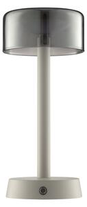 Brilliant - LED stmievateľná nabíjateľná dotyková stolová lampa RAZOR LED/2,5W/5V 2700K IP44 šedá