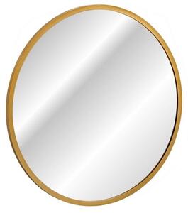 Comad Hestia zrkadlo 60x60 cm okrúhly s osvetlením zlatá LUSTROHESTIA60